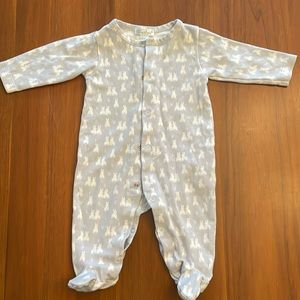 Pima cotton bunny onsie